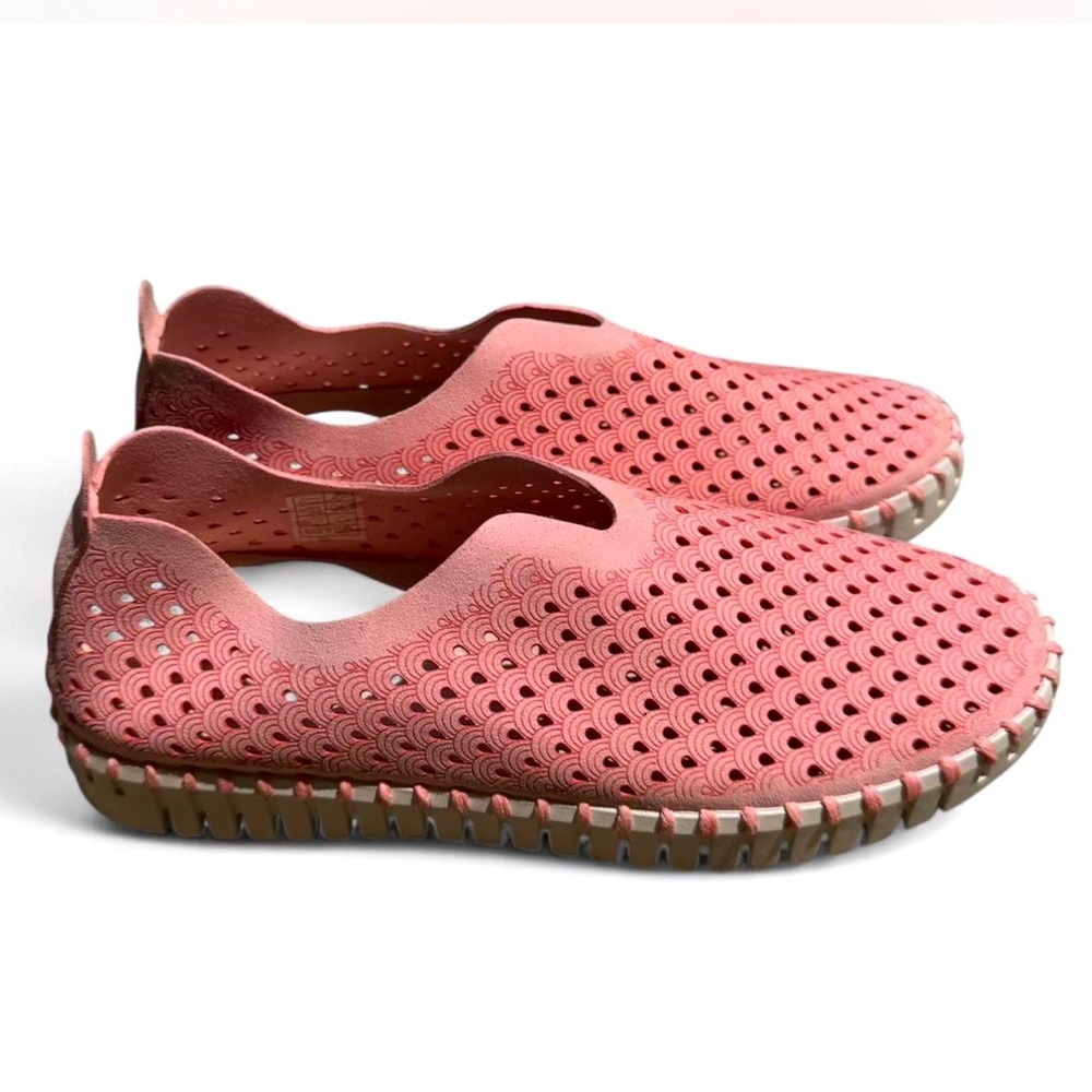 Ilse Jacobsen Tulip 139 Slip On Flats Pink Size 38